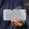 Picture of ThinOptics Reading Glasses + White Universal Pod Case | Red Frames, 1.00 Strength Readers Red Frames / White Case, 44 mm