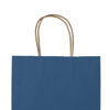 Picture of bagmad 100 Pack 8x4.75x10 inch Medium Blue Gift Paper Bags with Handles Bulk, Kraft Bags, Craft Grocery Shopping Retail Party Favors Wedding Bags Sacks (Blue, 100pcs)