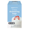 Picture of Amazon Basics Tall Kitchen Drawstring Trash Bags, Clean Fresh Scent, 13 Gallon, 45 Count (Previously Solimo)