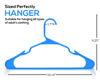 Picture of Utopia Home Clothes Hangers 50 Pack - Plastic Hangers Space Saving - Durable Coat Hanger with Shoulder Grooves (Blue)