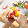 Picture of Spring Chef Premium Swivel Vegetable Peeler, Soft Grip Handle and Ultra Sharp Stainless Steel Blades - Perfect Kitchen Peeler For Veggie, Fruit, Potato, Carrot, Apple- Yellow -Set of 2