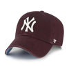 Picture of '47 MLB New York Yankees Ball Park Clean Up Adjustable Hat, Adult One Size Fits All (New York Yankees Maroon Blue)