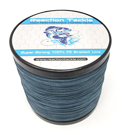GetUSCart- Reaction Tackle Braided Fishing Line Low Vis Gray 15LB 300yds