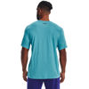 Picture of Under Armour mens Sportstyle Left Chest Short-Sleeve T-Shirt , (433) Glacier Blue / Black / Black , 3X-Large