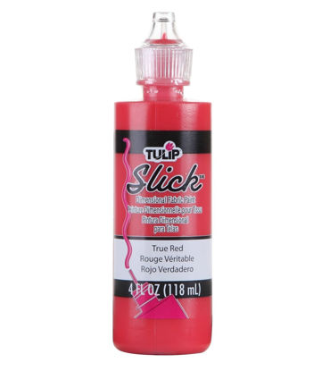 Picture of Tulip Dimensional Fabric Paint 41438 Dfpt 4Oz Slick True Red, 4 Fl Oz (Pack of 1)