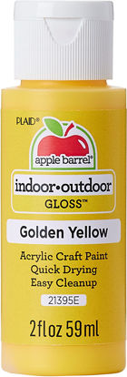 Picture of Apple Barrel Gloss Finish Acrylic Paint, 2 oz., Golden Yellow