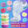 Picture of 4 LB Huge Glassy Clear Slime Bucket Toy for Kids, FunKidz 64 FL OZ Premade Big Crystal Slime Pack Gift with 29 Sets Add-ins Jumbo Slime Kit for Girls Boys Party Present