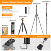 Picture of Tripod Camera Tripod, Victiv 82 inches Aluminum DSLR Tripod, 80 inches Monopod, Compact Camera Tripod Heavy Duty, Lightweight Travel Tripod with 360° Ball Head for Spotting Scope Binoculars Telescope