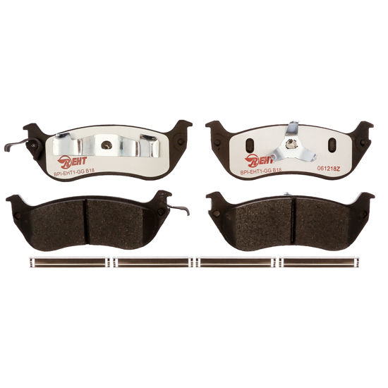 Picture of Premium Raybestos Element3 EHT™ Replacement Rear Brake Pad Set for Select ’96-’02 Ford Crown Victoria, ’96-’02 Lincoln Town Car and ’96-’02 Mercury Grand Marquis Model Years (EHT674H)