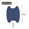 Picture of 8PCS Car Door Handle Sticker, Carbon Fiber Anti-Scratches Car Door Cup Protector, Non-Marking Auto Door Handle Protective Film, Self-Adhesive Door Side Paint Protector for All Cars (Blue/8 PCS)