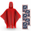 Picture of Hagon PRO Disposable Rain Ponchos for Adults (5 Pack)