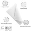 Picture of MicoYang Silicone Dish Drying Mat for Multiple Usage,Easy clean,Eco-friendly,Heat-resistant Silicone Mat for Kitchen Counter or Sink,Refrigerator or Drawer liner White L 16 inches x 12 inches