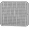 Picture of MicoYang Silicone Dish Drying Mat for Multiple Usage,Easy clean,Eco-friendly,Heat-resistant Silicone Mat for Kitchen Counter or Sink,Refrigerator or Drawer Liner Grey XXL 24 inches x 18 inches