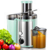 Picture of Juicer Machine, 500W Centrifugal Juicer Extractor with Wide Mouth 3” Feed Chute for Fruit Vegetable, Easy to Clean, Stainless Steel, BPA-free, Qqua