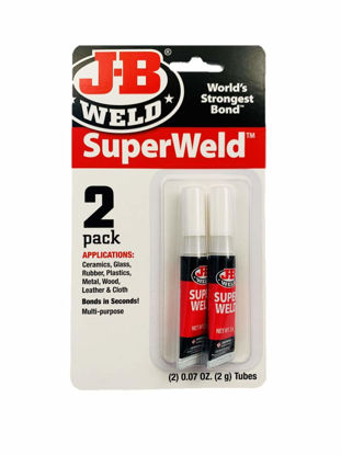 Picture of J-B Weld 33102 SuperWeld Glue - 2g Super Glue Tubes