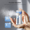 Picture of Portable Nebulizer Machine for Kids and Adults: The Nebulizer Handheld steam Inhaler for Asthma Breathing, Rechargeable Baby Kid mesh Nebulizer, Nebulizador para Niños, Travel, Home,3 Masks