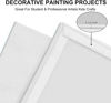 Picture of Canvas Panels 24-Pack 5x7, 8x10 Inch, 10 oz Triple Primed Acid-Free 100% Cotton Paint Canvases for Painting, Blank Flat Canvas Board for Oil Paint Acrylics Pouring Watercolor Tempera Paint