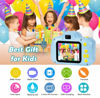 Picture of Agoigo Kids Waterproof Camera Toys for 3-12 Year Old Boys Girls Christmas Birthday Gifts Underwater Sports HD Children Digital Action Camera 2 Inch Screen with 32GB Card (Blue)