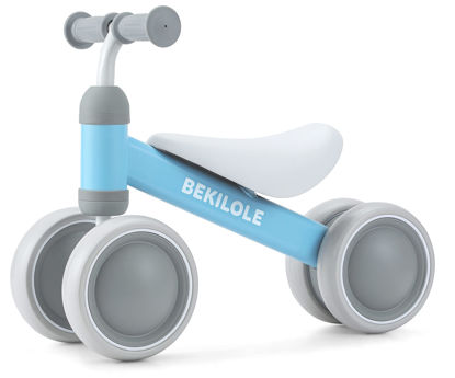 Picture of BEKILOLE Balance Bike for 1 Year Old Girl&Boys Gifts Pre-School First Bike and 1st Birthday Gifts - Train Your Baby from Standing to Running | Ideal One Year Old Toys (Sky Blue)