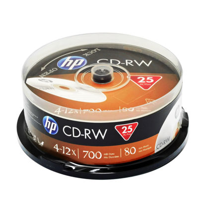Picture of HP CD-RW 12X IN 25PK CAKE BOX