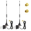 Picture of Bingfu 4G LTE RP SMA Cellular Antenna 7dBi Outdoor Antenna (2 Pack) Compatible with Spypoint Link Micro Covert Spartan Stealth Cam Tactacam Muddy Trail Game Camera Security Camera Wireless Router