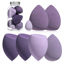 Picture of Makeup Sponge Set BS-MALL Blender Sponges 7 Pcs for Liquid, Cream, and Powder, Multi-colored with 1 Mini Makeup Sponge Pink (B-Purple)