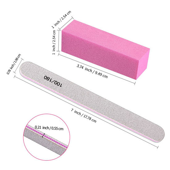 GetUSCart- Nail Files and Buffer, TsMADDTs Professional Manicure Tools ...