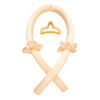 Picture of Heatless Curling Rod Headband No Heat Silk Ribbon Hair Roller Curls with Hair Claw Clip Lazy Natural Soft Wave DIY Styling Tool for Sleep in Overnight (Yellow)