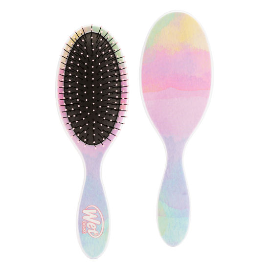 Picture of Wet Brush Original Detangler Brush - Color Wash, Stripes - All Hair Types - Ultra-Soft IntelliFlex Bristles Glide Through Tangles with Ease - Pain-Free Comb for Men, Women, Boys and Girls