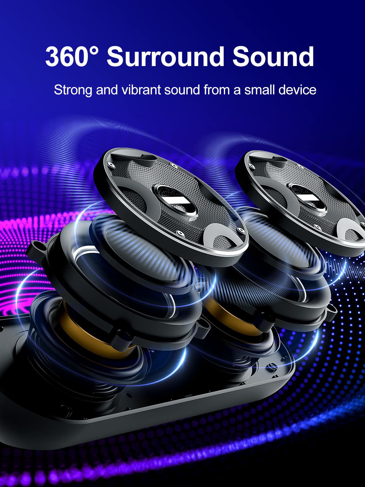 GetUSCart- Computer Speakers, Dynamic RGB PC Speakers, Bluetooth 5.0 ...