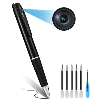Picture of realhide 64GB Hidden Camera【2023 Upgraded Version】, Spy Camera, Pen Camera with FHD1080P, Nanny Cam with 180 Minutes Battery Life, Body Camera for Home Security or Classroom Learning(64GB)