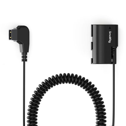 Picture of SmallRig D-TAP to LP-E6NH Dummy Battery, LP-E6NH Coiled Power Cable for Canon R5, R6, R7, R, R5C, 5D II/III/IV, 6D, 6D II, 7D, 7D II, 60D, 70D, 80D, 90D, XC10, XC15, 5DS, 5DSR Cameras - 4252