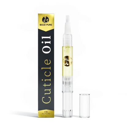 Picture of Cuticle Oil Pen - Nail Cuticle Protector - Professional Manicure & Pedicure Set Accessory - Acrylic Nail Art Accessory - Cuticle & Nail Strengthener - Cuticle Softener for at Home Nail Care Kit - Contains Vitamin E