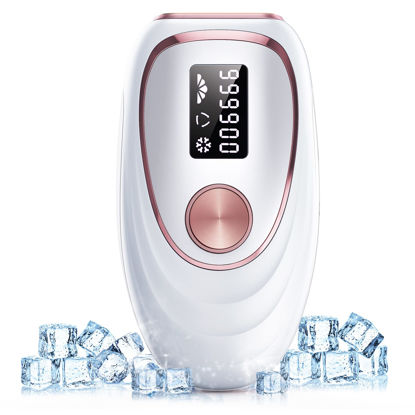 Picture of Laser Hair Removal with Cooling System, at-Home IPL Hair Removal for Women Men, Upgraded to 999,900 Flashes Permanent Hair Removal Device on Facial Legs Arms Bikini Line