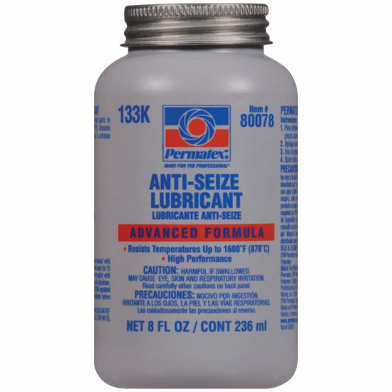 Picture of Permatex 80078 Anti-Seize Lubricant with Brush Top Bottle, 8 oz.