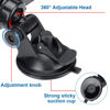 Picture of Car Rear View Mirror with Suction Cup, Anti Glare Wide Angle HD Auto Inside Rearview Mirror, 360 Degrees Adjustable Reduce Blind Spots, Universal for Vehicle, Marine, Boat, Truck, SUV, Van