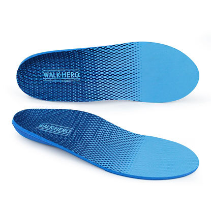Picture of Plantar Fasciitis Feet Insoles Arch Supports Orthotics Inserts Relieve Flat Feet, High Arch, Foot Pain Mens 12-12 1/2 | Womens 14-14 1/2