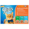 Picture of 9Lives Seafood & Poultry Favorites Wet Cat Food Variety 5.5 Ounce Can (Pack of 24)