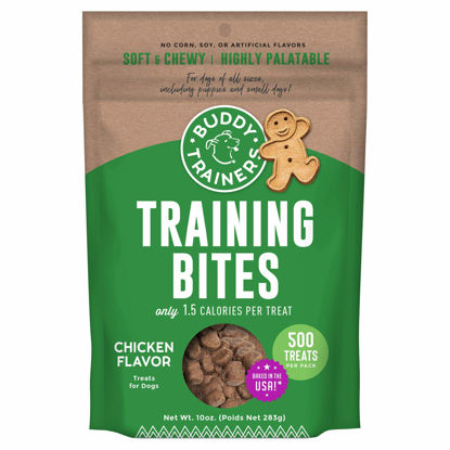 Picture of Buddy Biscuits Training Bites for Dogs, Low Calorie Dog Treats Baked in The USA, Chicken 10 oz.