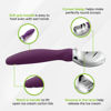 Picture of Spring Chef Ice Cream Scoop with Soft Grip Handle, Professional Heavy Duty Sturdy Scooper, Premium Kitchen Tool for Cookie Dough, Gelato, Sorbet, Purple