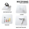 Picture of MicoYang Silicone Dish Drying Mat for Multiple Usage,Easy clean,Eco-friendly,Heat-resistant Silicone Mat for Kitchen Counter or Sink,Refrigerator or Drawer Liner White XXL 24 inches x 18 inches