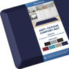 Picture of KitchenClouds Kitchen Mat Cushioned Anti Fatigue Kitchen Rug 0.75inch Waterproof Non Slip Kitchen Rugs and Mats Standing Desk Mat Comfort Floor Mats for Kitchen Sink Office (17.3"x39",Blue)