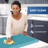Picture of KitchenClouds Kitchen Mat Cushioned Anti Fatigue Kitchen Rug 0.75inch Waterproof Non Slip Kitchen Rugs and Mats Standing Desk Mat Comfort Floor Mats for Kitchen Sink Office (17.3"x28",Green)