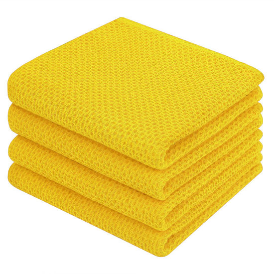 Homaxy 100% Cotton Waffle Weave Kitchen Dish Towels