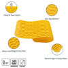 Picture of MicoYang Silicone Dish Drying Mat for Multiple Usage,Easy clean,Eco-friendly,Heat-resistant Silicone Mat for Kitchen Counter,Sink,Bar,Bottle,or Cup Yellow M 17 inches x 6 inches
