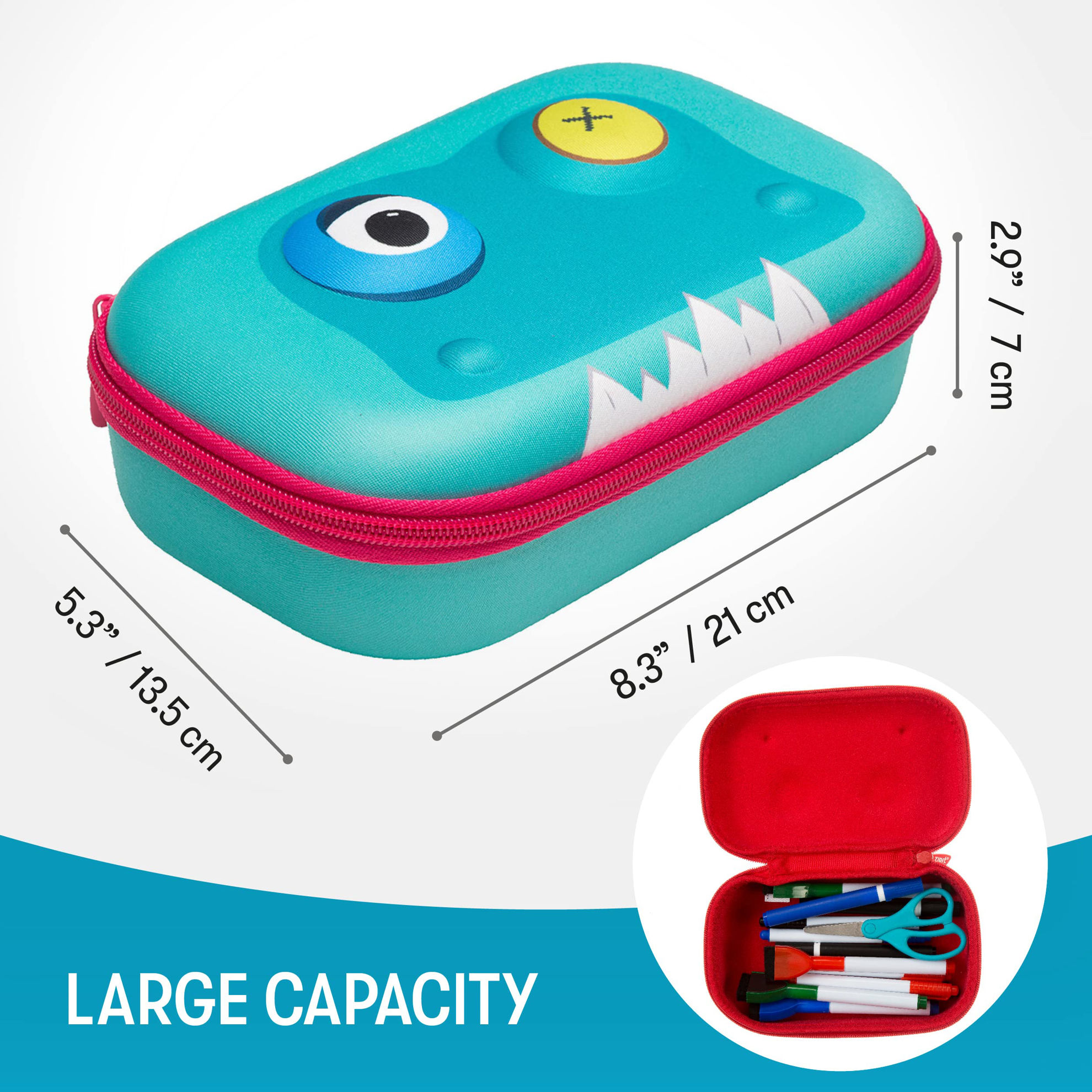 GetUSCart ZIPIT Beast Pencil Box for Boys Pencil Case for School — free download