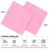 Picture of HTVRONT Fabric Grip Cutting Mat for Cricut, 3 Pack ,12x12 for Cricut Explore Air 2/Air/One/Maker，Fabric Adhesive Sticky Quilting Cutting Mats Replacement Accessories for Cricut