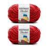 Picture of Bernat Blanket Brights Race Car Red Yarn - 2 Pack of 300g/10.5oz - Polyester - 6 Super Bulky - 220 Yards - Knitting/Crochet