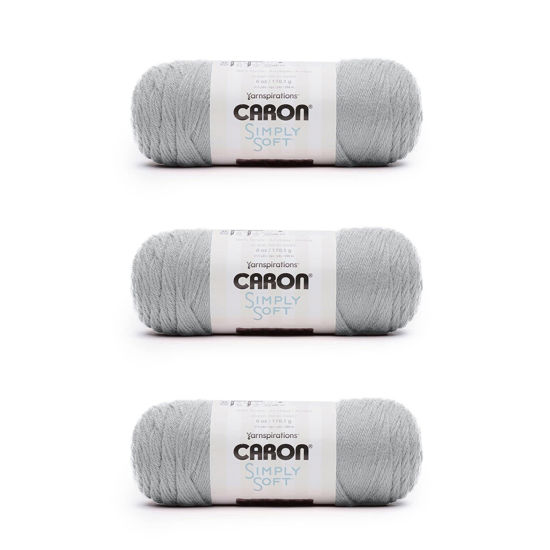 Picture of Caron Simply Soft Feathered Yarn - 3 Pack of 170g/6oz - Acrylic - 4 Medium (Worsted) - Knitting/Crochet