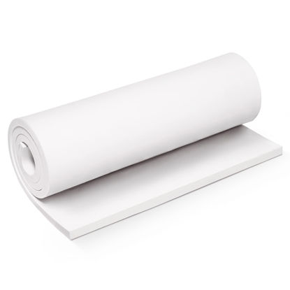 Picture of White Foam Sheets Roll, Premium Cosplay EVA Foam Sheet，10mm Thick,13.9"x39",High Density 86kg/m3 for Cosplay Costume, Crafts, DIY Projects by MEARCOOH